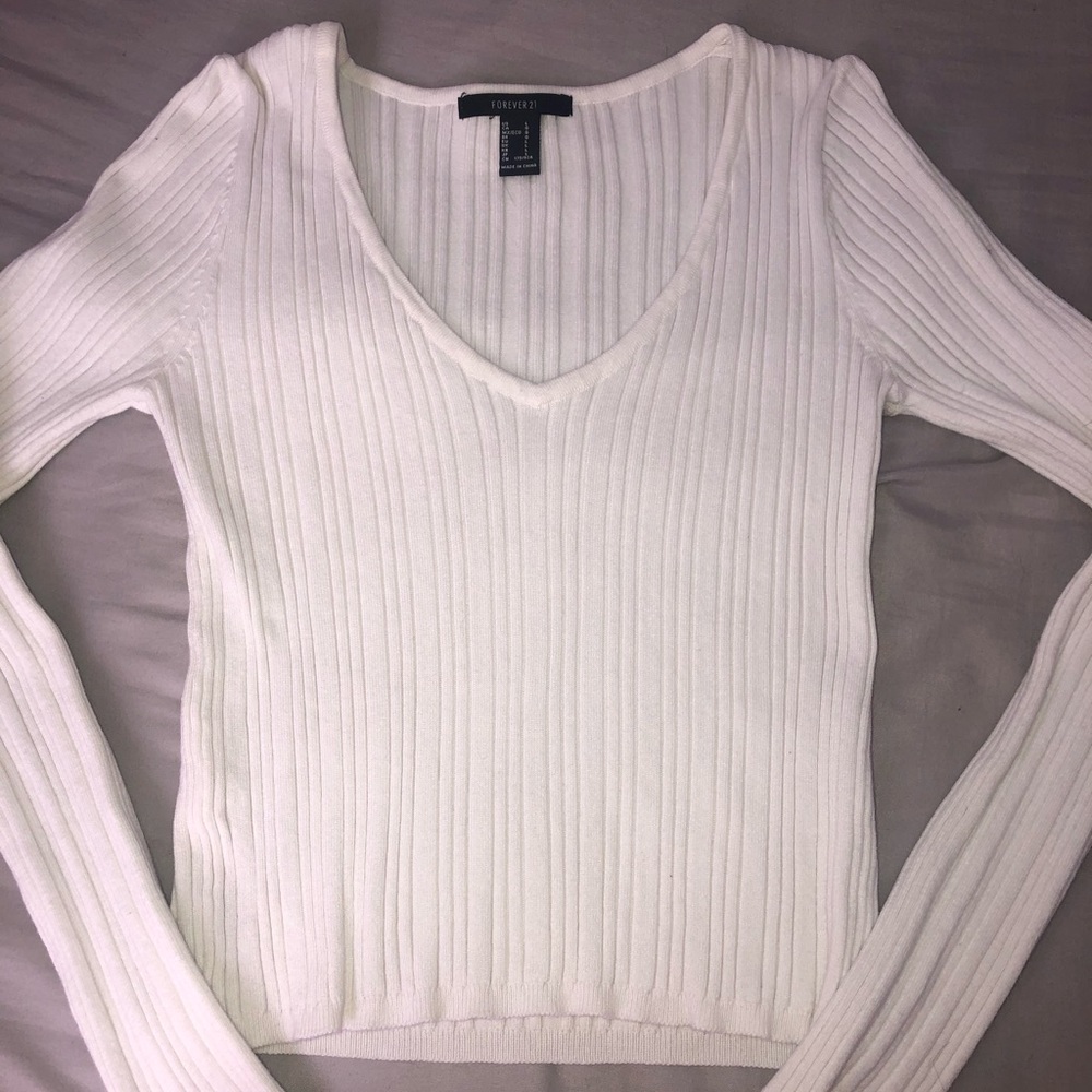Forever 21 white long sleeve